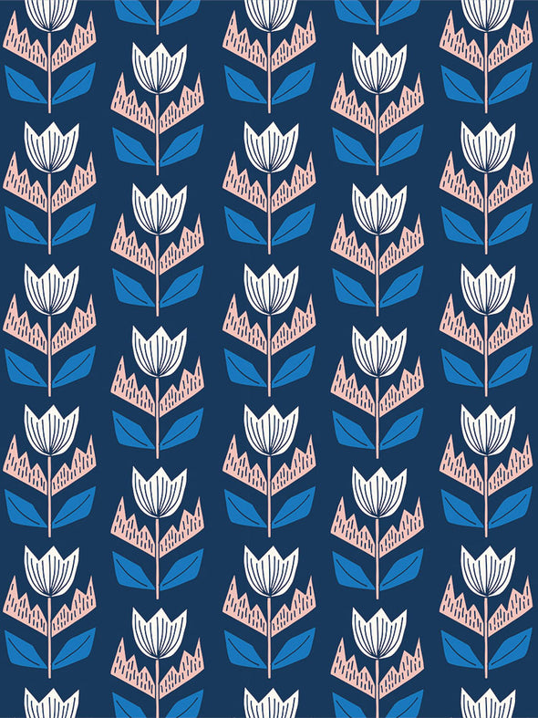 Elin Fabric – Oxford Blue