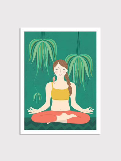 Yoga Poser Print