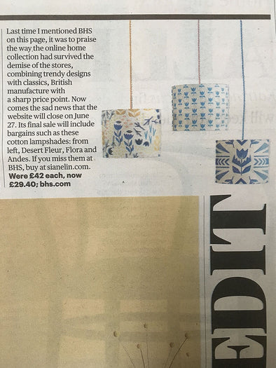 The Sunday Times – BHS Collaboration