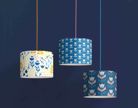 Elin Lampshade – Oxford Blue
