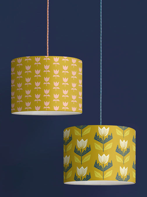 Flora Lampshade – Gold