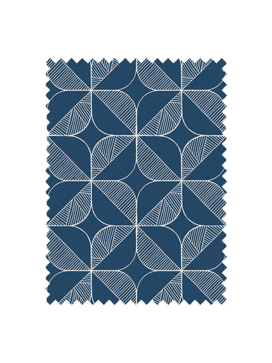 Rosette Fabric – Oxford Blue